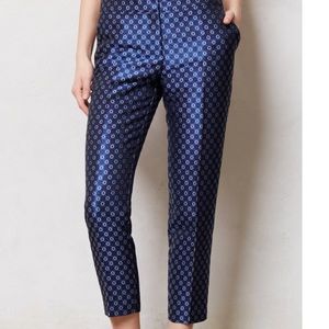 Anthropologie LEIFSDOTTIR Foulard Jacquard Pants